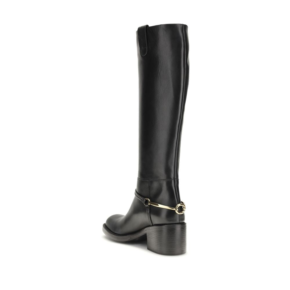 Semi-Gloss Calfskin Dakota Boots