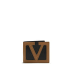 Black Viva Superstar Wallet In Nappa Leather