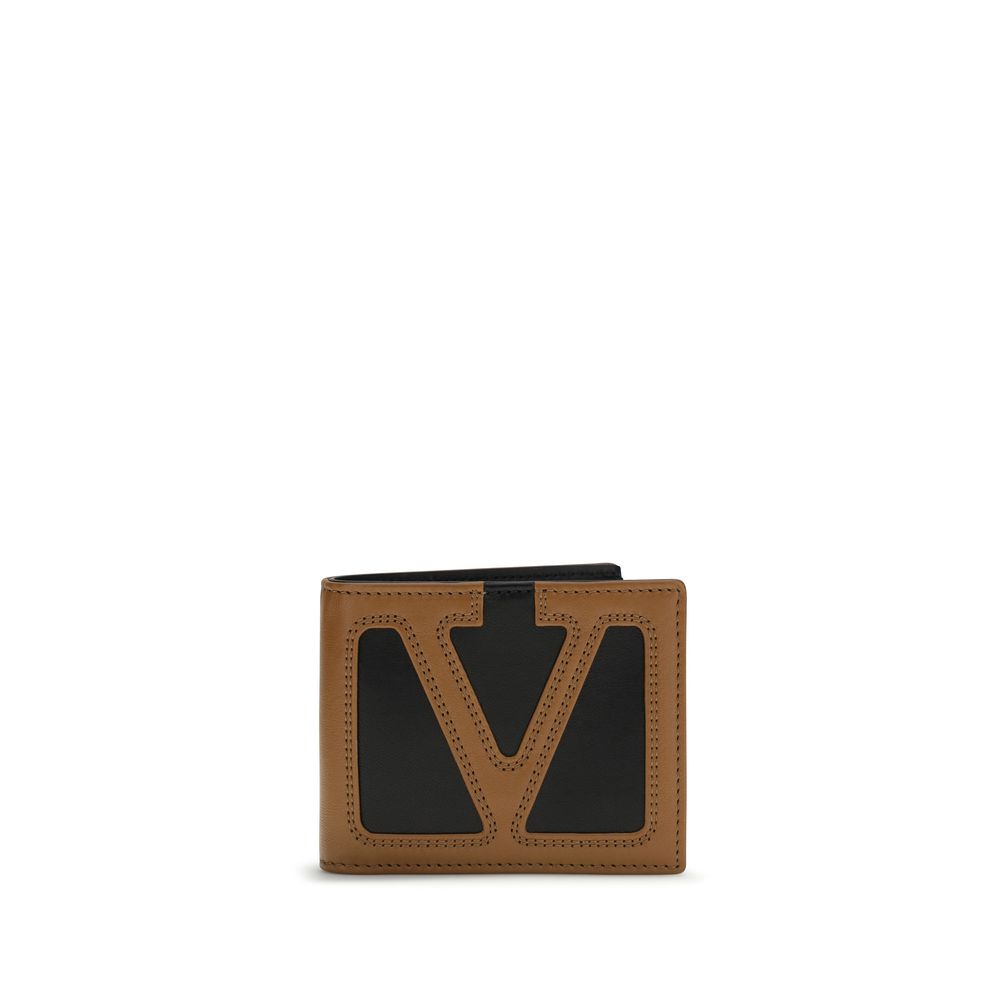 Black Viva Superstar Wallet In Nappa Leather
