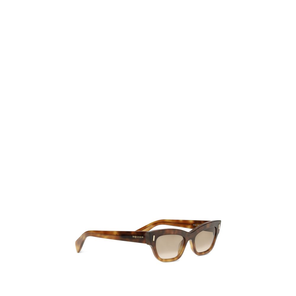 Brown Acetate Cat-Eye Sunglasses