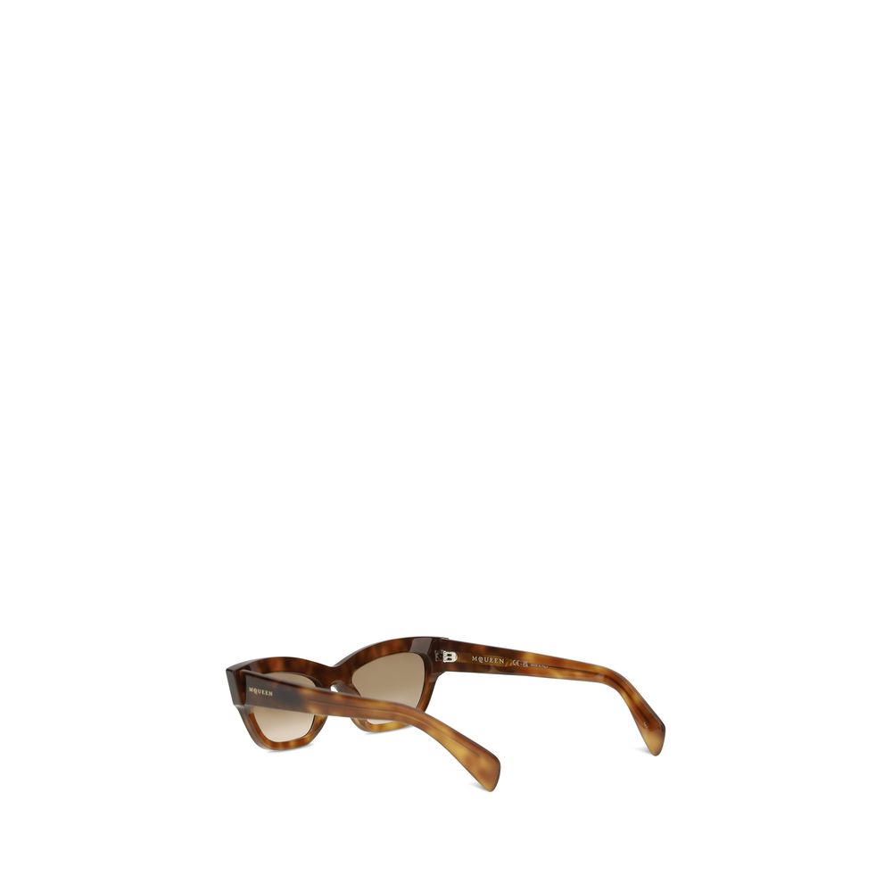 Brown Acetate Cat-Eye Sunglasses