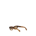 Brown Acetate Cat-Eye Sunglasses