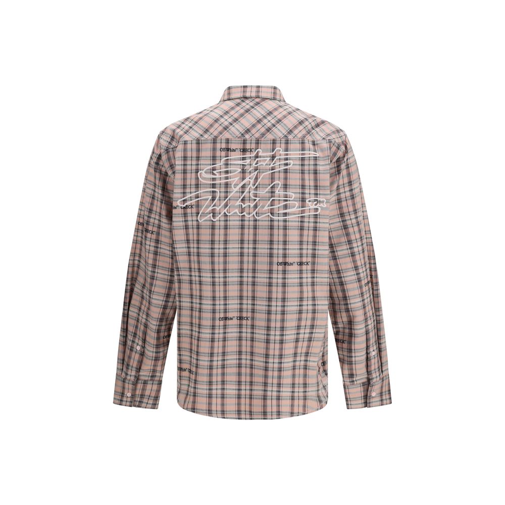 Oversized Multicolor Pattern Cotton Flannel Shirt