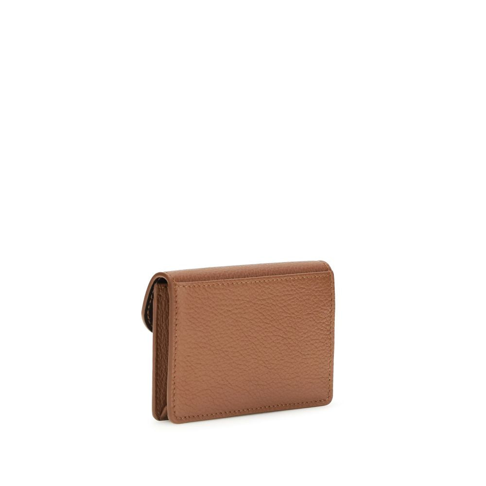 Hammered Calfskin Gancini Key Pouch