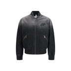 Washed Cotton Bomber Jacket