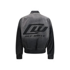 Washed Cotton Bomber Jacket