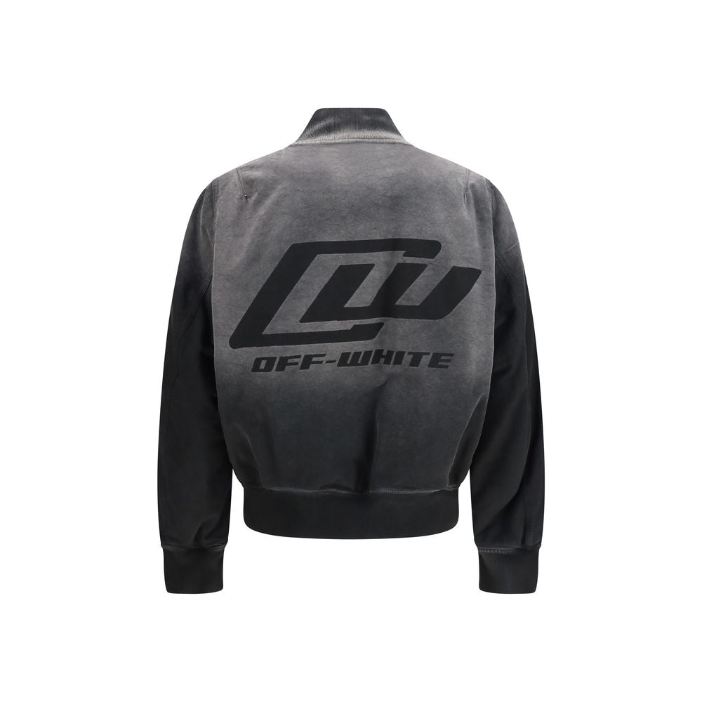 Washed Cotton Bomber Jacket