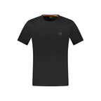 Black Cotton Short Sleeve T-Shirt