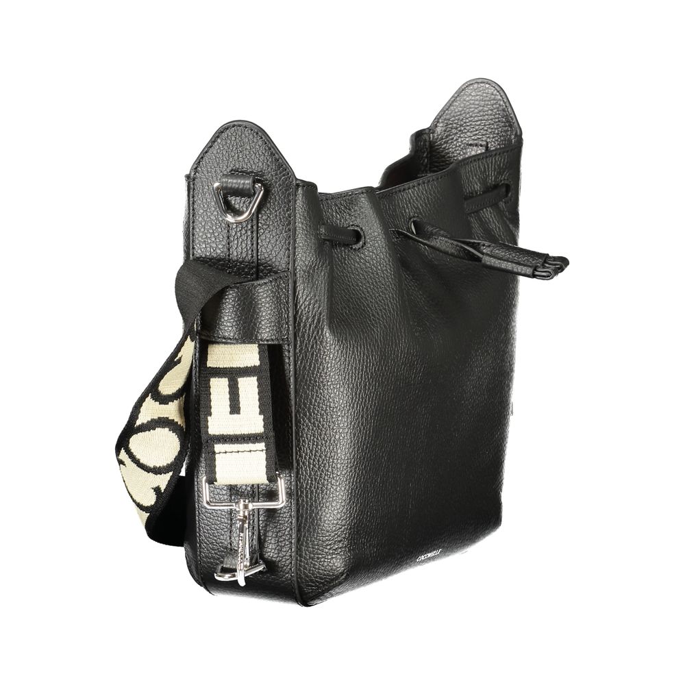 Nero Italian Leather Gretel Ribbon Bag