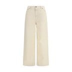 Relaxed Wide-Leg Cotton Denim Jeans