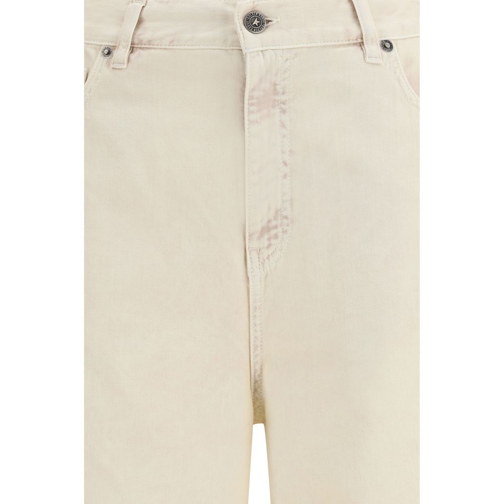 Relaxed Wide-Leg Cotton Denim Jeans