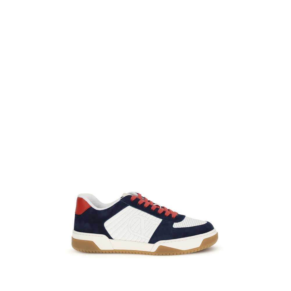 Sparry Calf Leather Athletic Sneakers