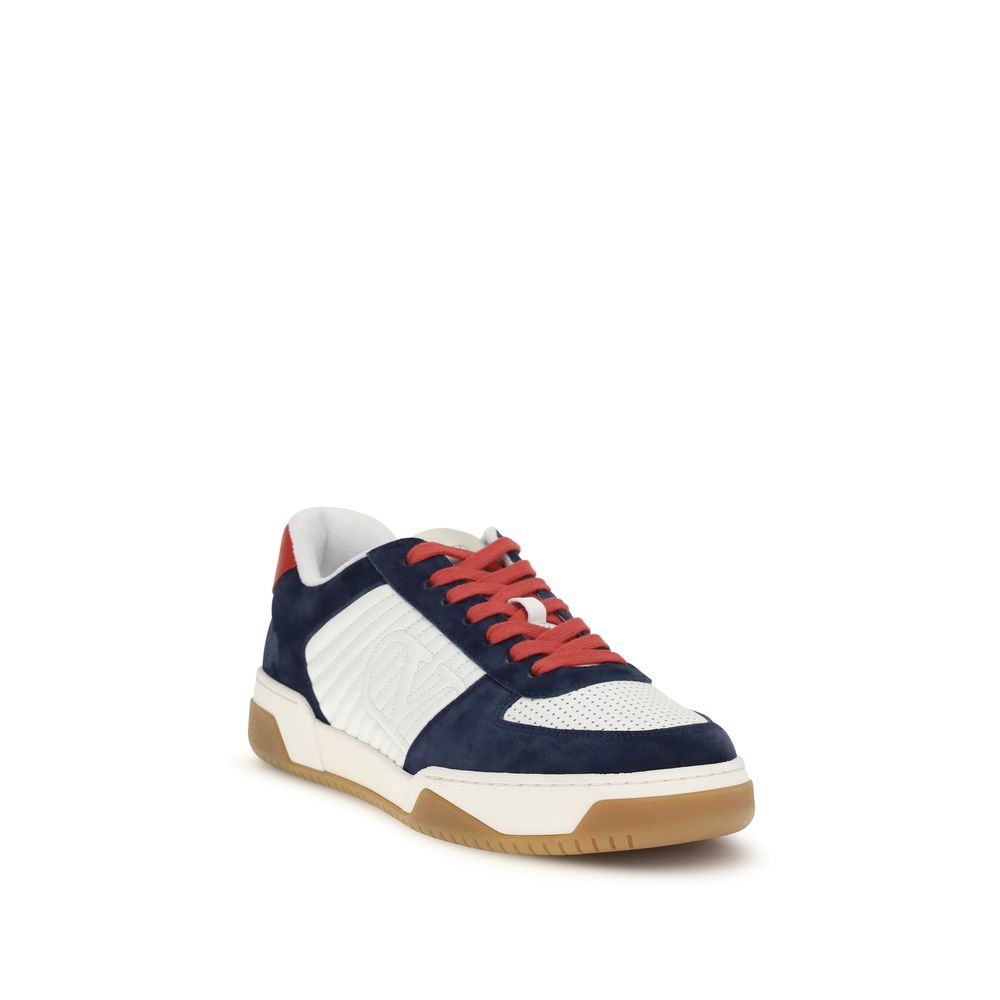 Sparry Calf Leather Athletic Sneakers