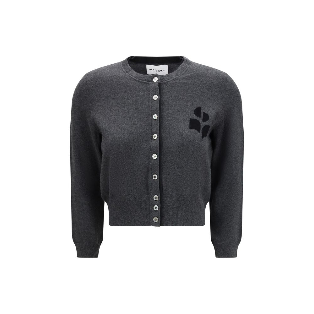Cotton Wool Blend Cropped Lona Cardigan