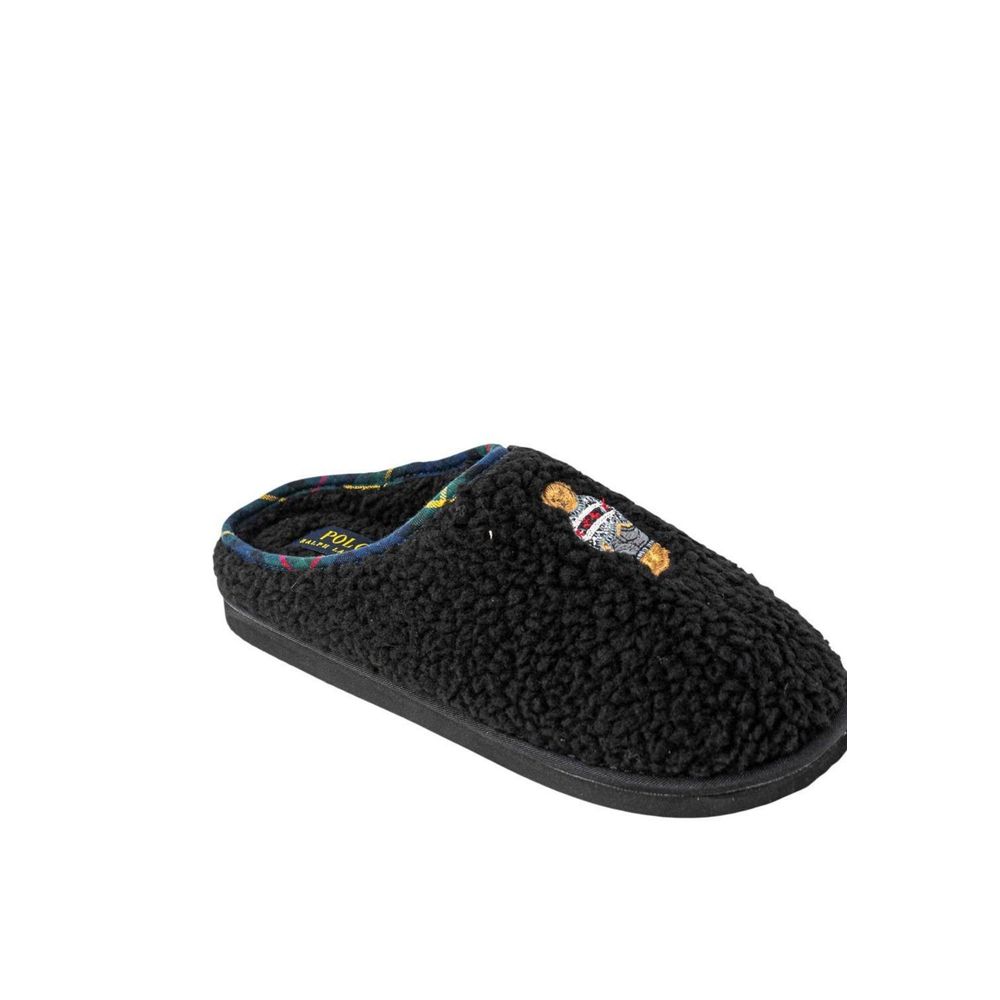 Cotton Faux Fur House Slippers With Women’S Headband