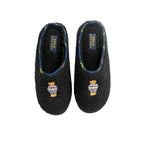 Cotton Faux Fur House Slippers With Women’S Headband
