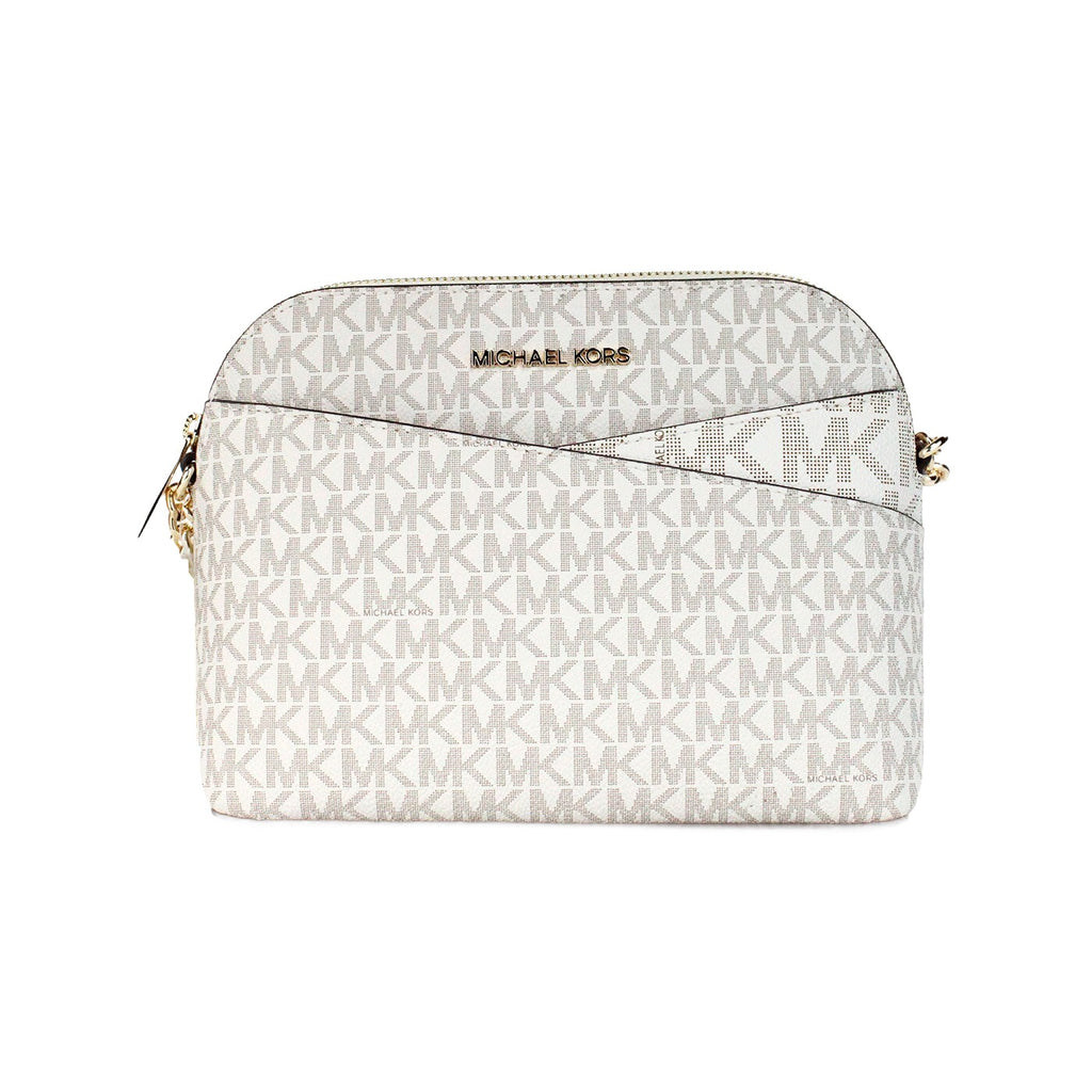 Satin‑Finish Canvas Jet Set Travel Crossbody Bag
