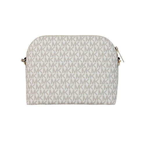 Satin‑Finish Canvas Jet Set Travel Crossbody Bag