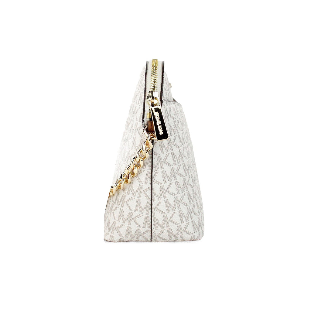 Satin‑Finish Canvas Jet Set Travel Crossbody Bag