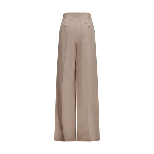 Silk Rasoio Wide-Leg Pants