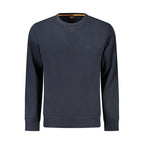 Blu Cotton Crewneck Sweatshirt