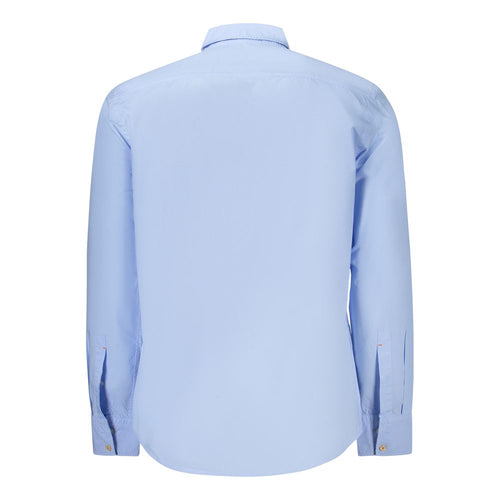 Azzurro Cotton Regular Fit Shirt