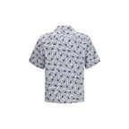 Multicolor Floral Cotton‑Silk Shirt