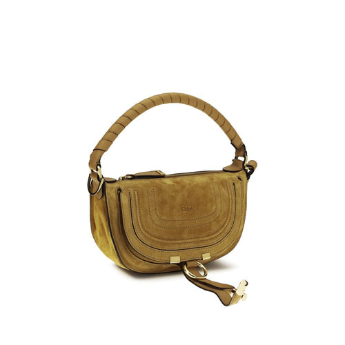 Mini Marcie Suede Calfskin Shoulder Bag