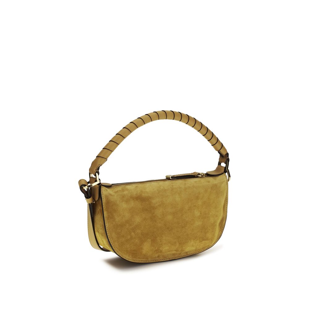 Mini Marcie Suede Calfskin Shoulder Bag