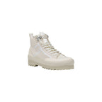 Mid-Cut Lug Sole Fabric Sneakers