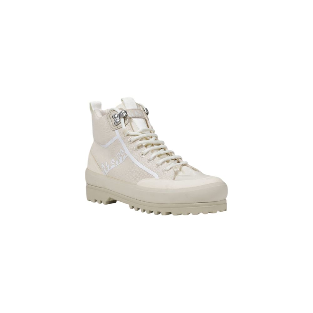 Mid-Cut Lug Sole Fabric Sneakers
