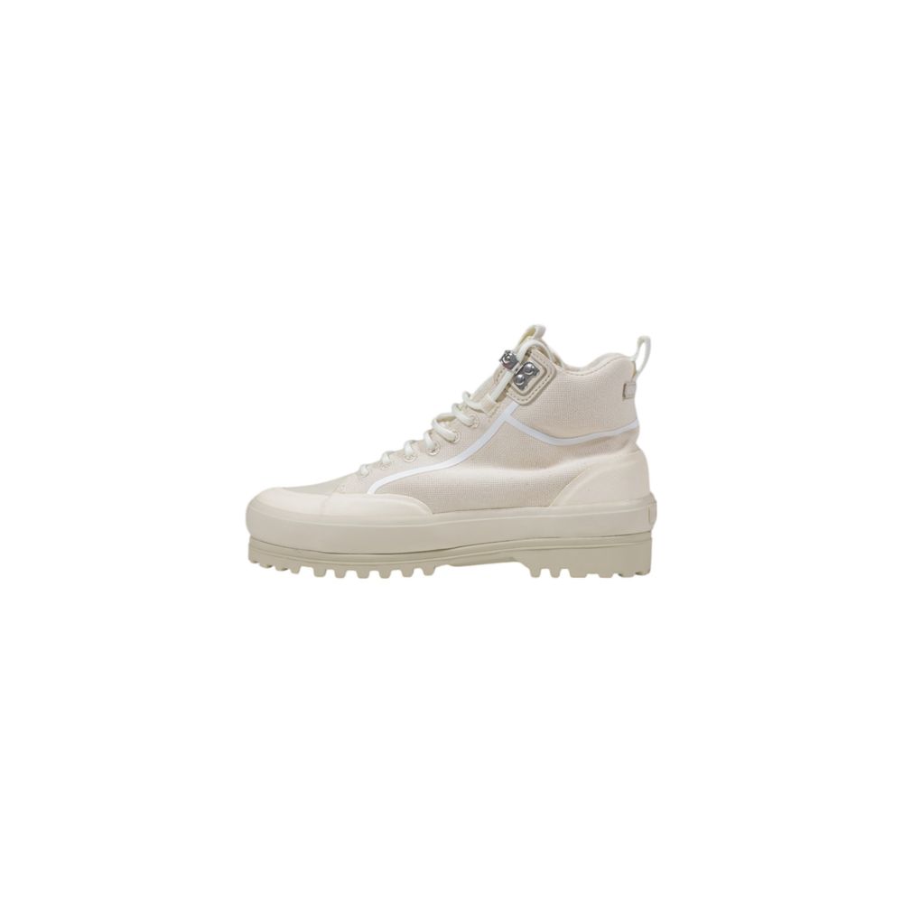 Mid-Cut Lug Sole Fabric Sneakers