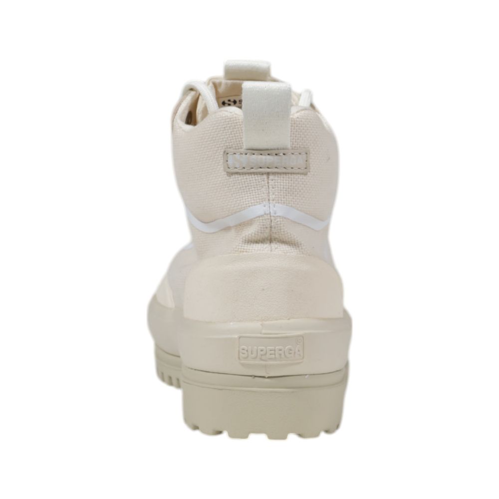Mid-Cut Lug Sole Fabric Sneakers