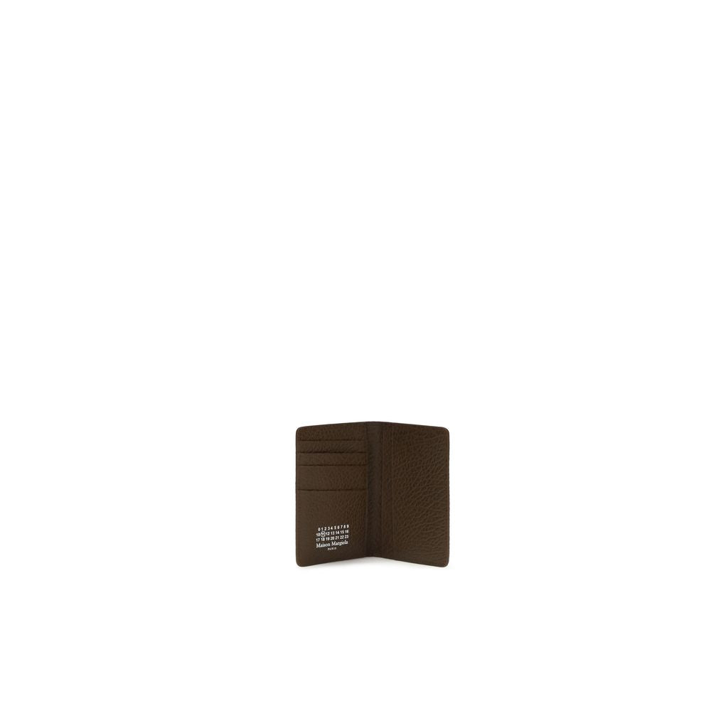 Grained Calf Leather Bifold Card Holder