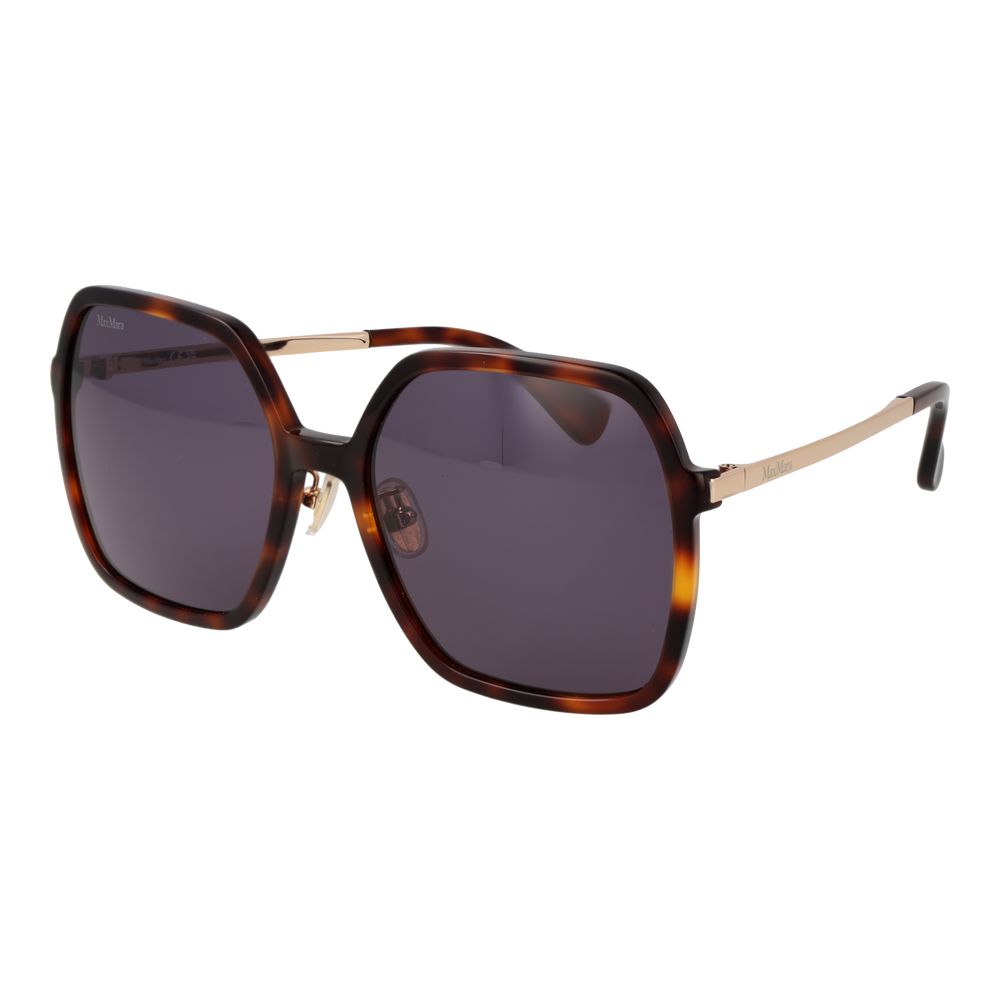 Brown Acetate Square Sunglasses