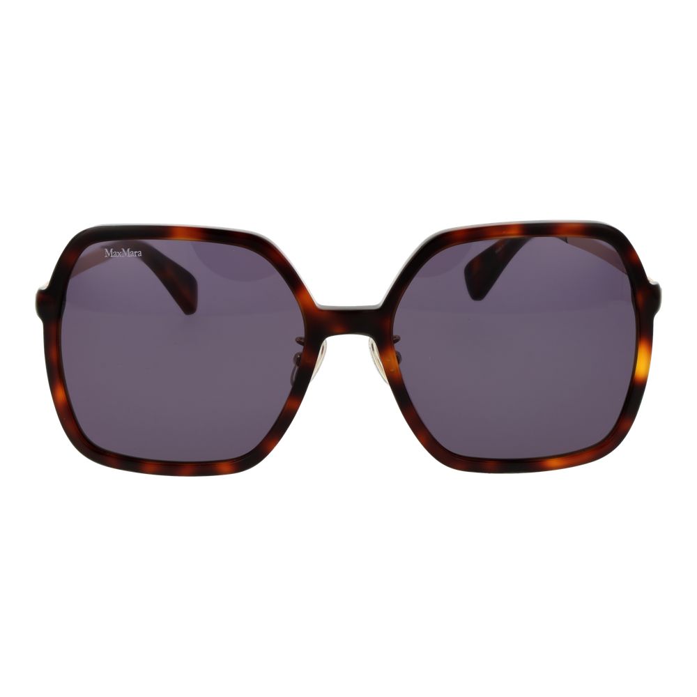 Brown Acetate Square Sunglasses