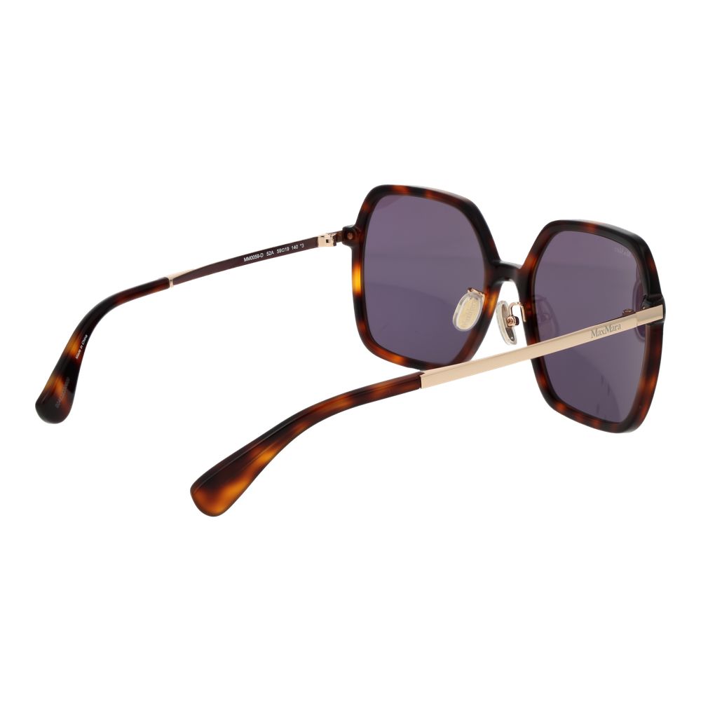 Brown Acetate Square Sunglasses