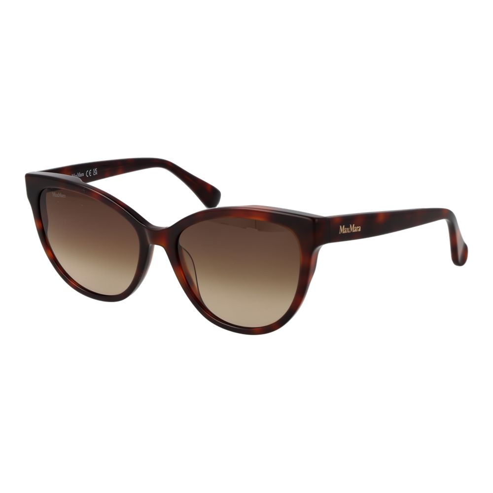 Brown Acetate Cat Eye Sunglasses