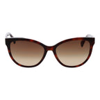 Brown Acetate Cat Eye Sunglasses