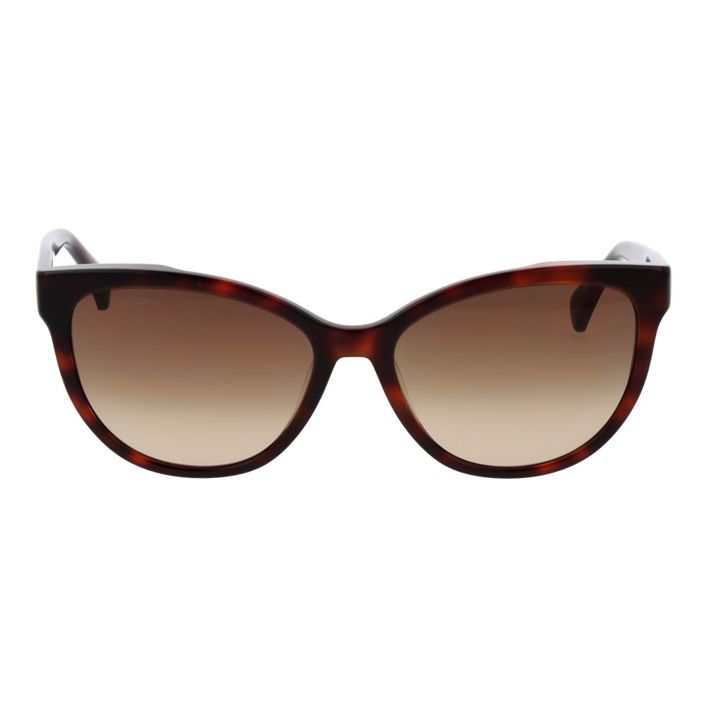 Brown Acetate Cat Eye Sunglasses
