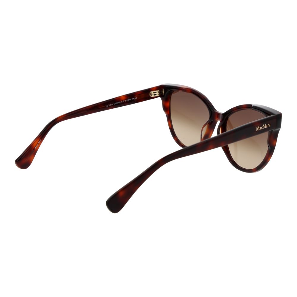Brown Acetate Cat Eye Sunglasses