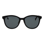 Black Acetate Panto Sunglasses