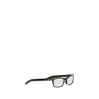 Crystal‑Embellished Rectangular Acetate Sunglasses