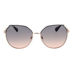 Rose Gold Panto Sunglasses