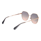 Rose Gold Panto Sunglasses