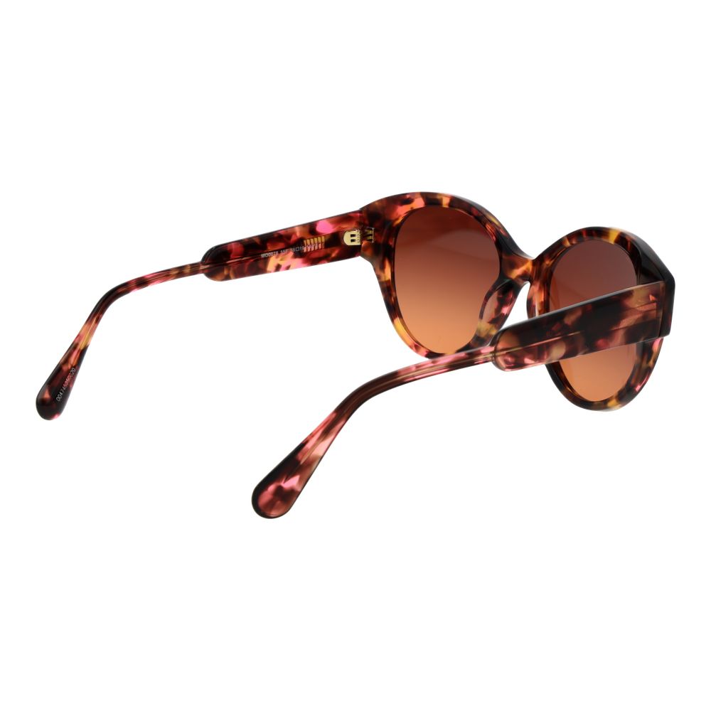 Multicolor Plastic Round Sunglasses