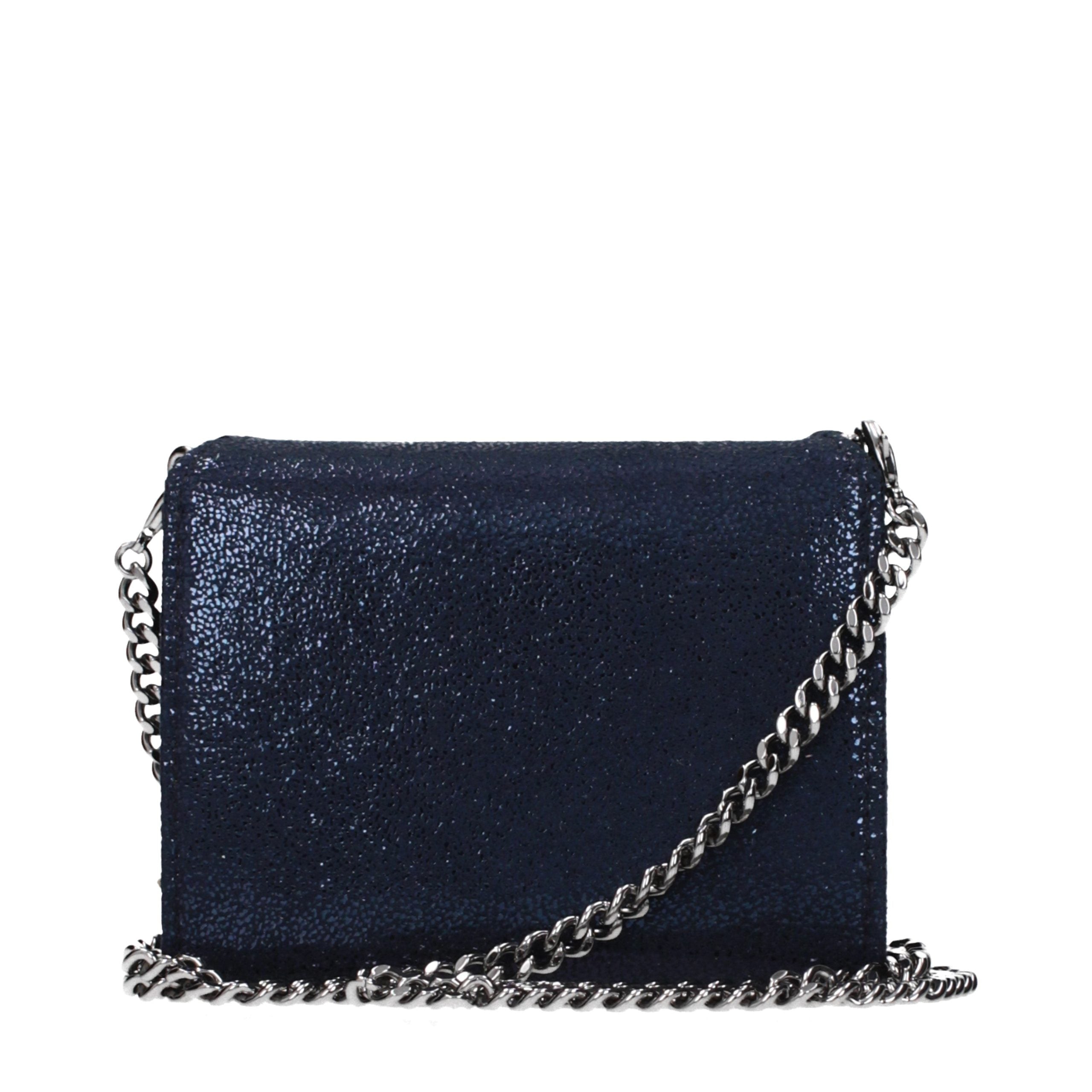 Blue Eco Suede Coin Purse