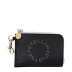 Compact Black Eco Leather Coin Purse