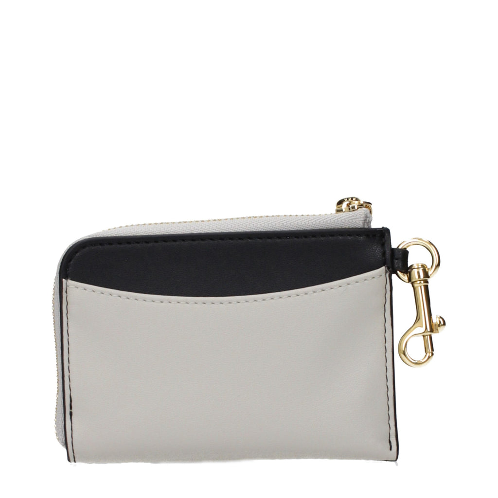 Compact Black Eco Leather Coin Purse