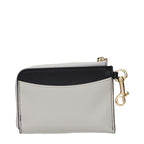 Compact Black Eco Leather Coin Purse